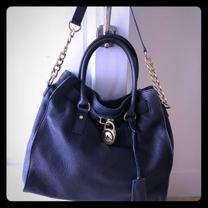 Michael Kors blue leather